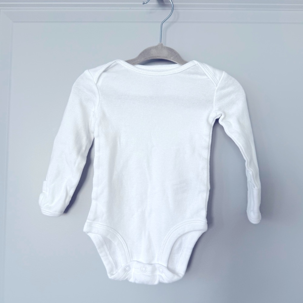 Carter's Bodysuit Long Sleeve with Cuffs Size 3M Set of 4